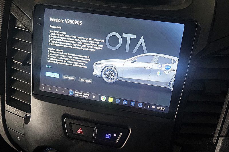 APEX head unit installed